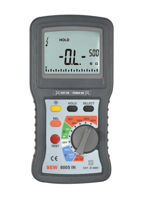 Измеритель сопротивления изоляции SEW 8005 IN
