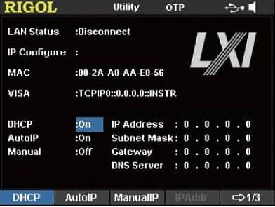 Программная опция коммуникационных интерфейсов RS232, LAN (LXI) RIGOL INTERFACE-DP800